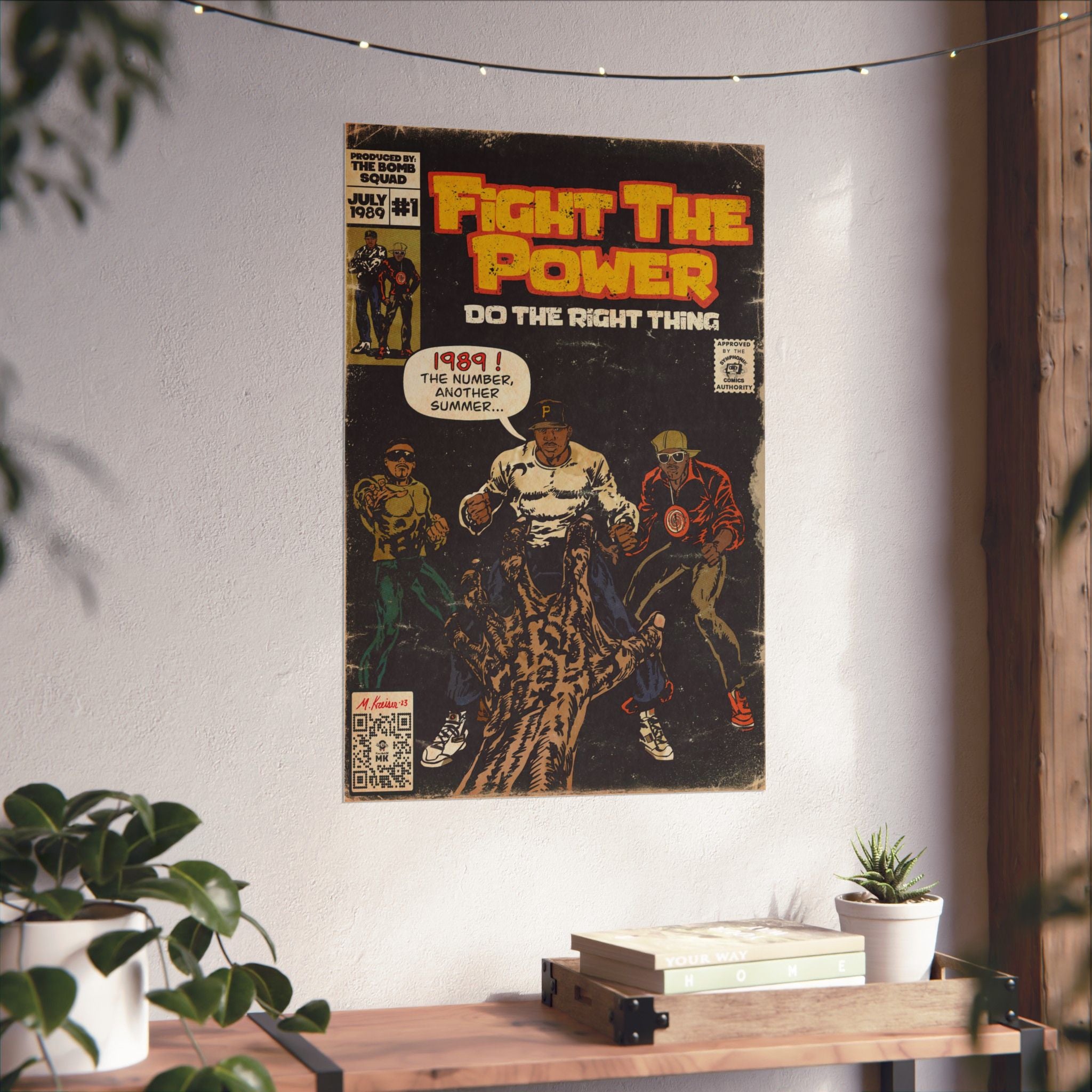 Fight The Power -  Vertical Matte Poster