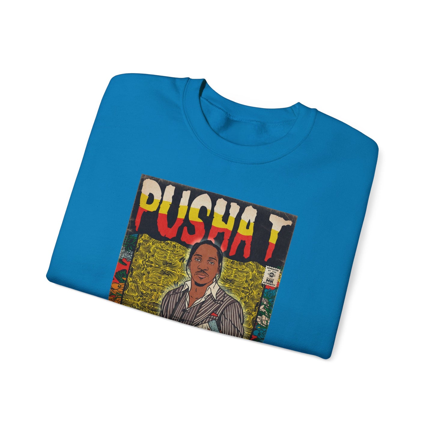 Pusha T - Comic Book Art - Unisex Heavy Blend™ Crewneck Sweatshirt