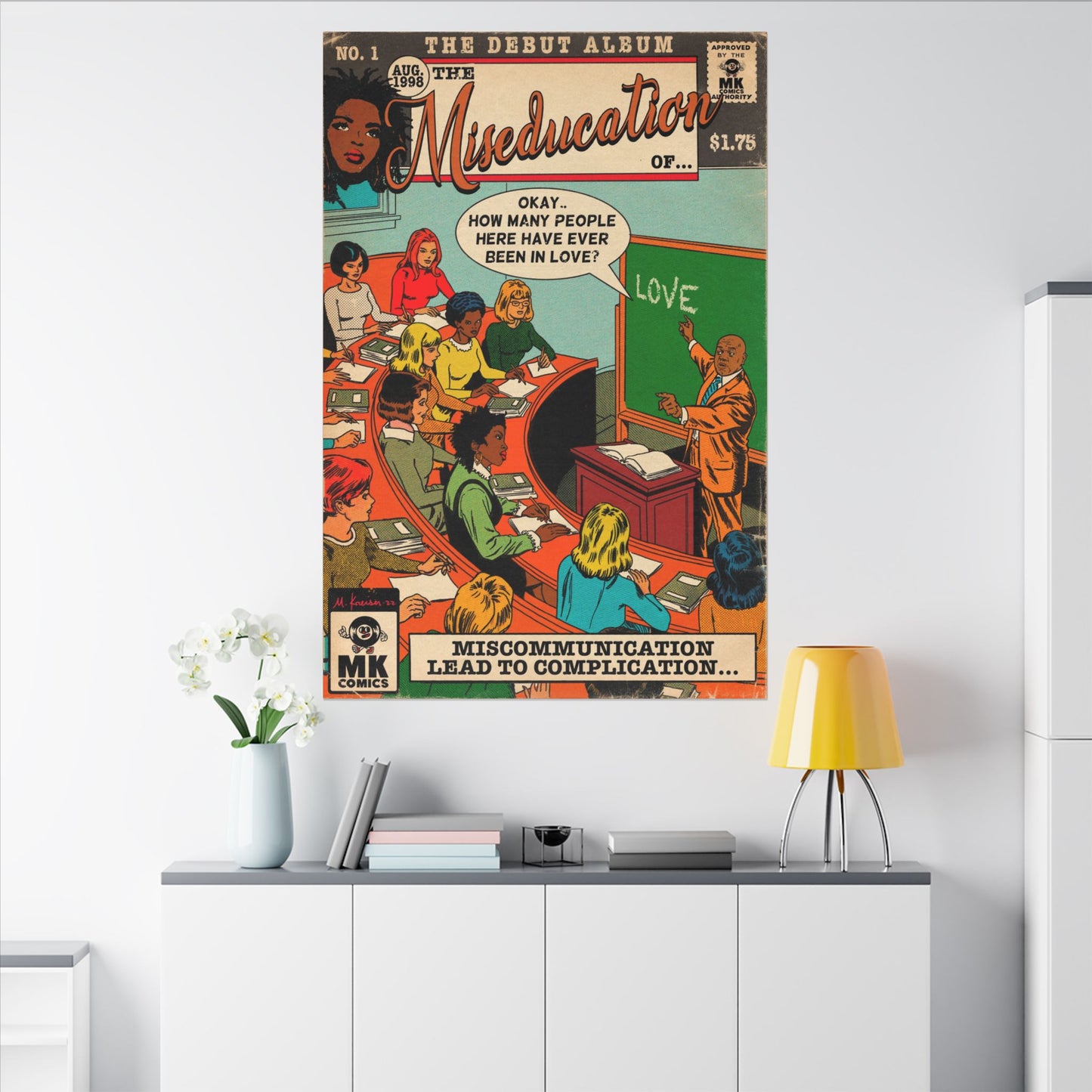 The Miseducation of.. - Matte Canvas, Stretched