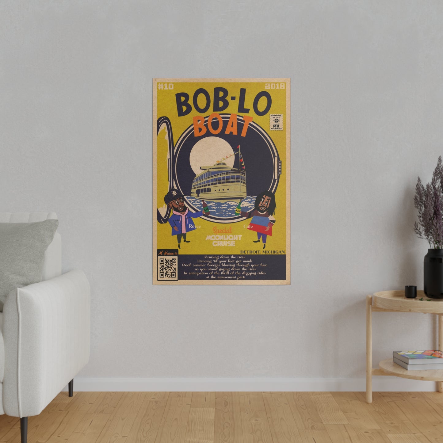 Boblo Boat - Matte Canvas, Stretched