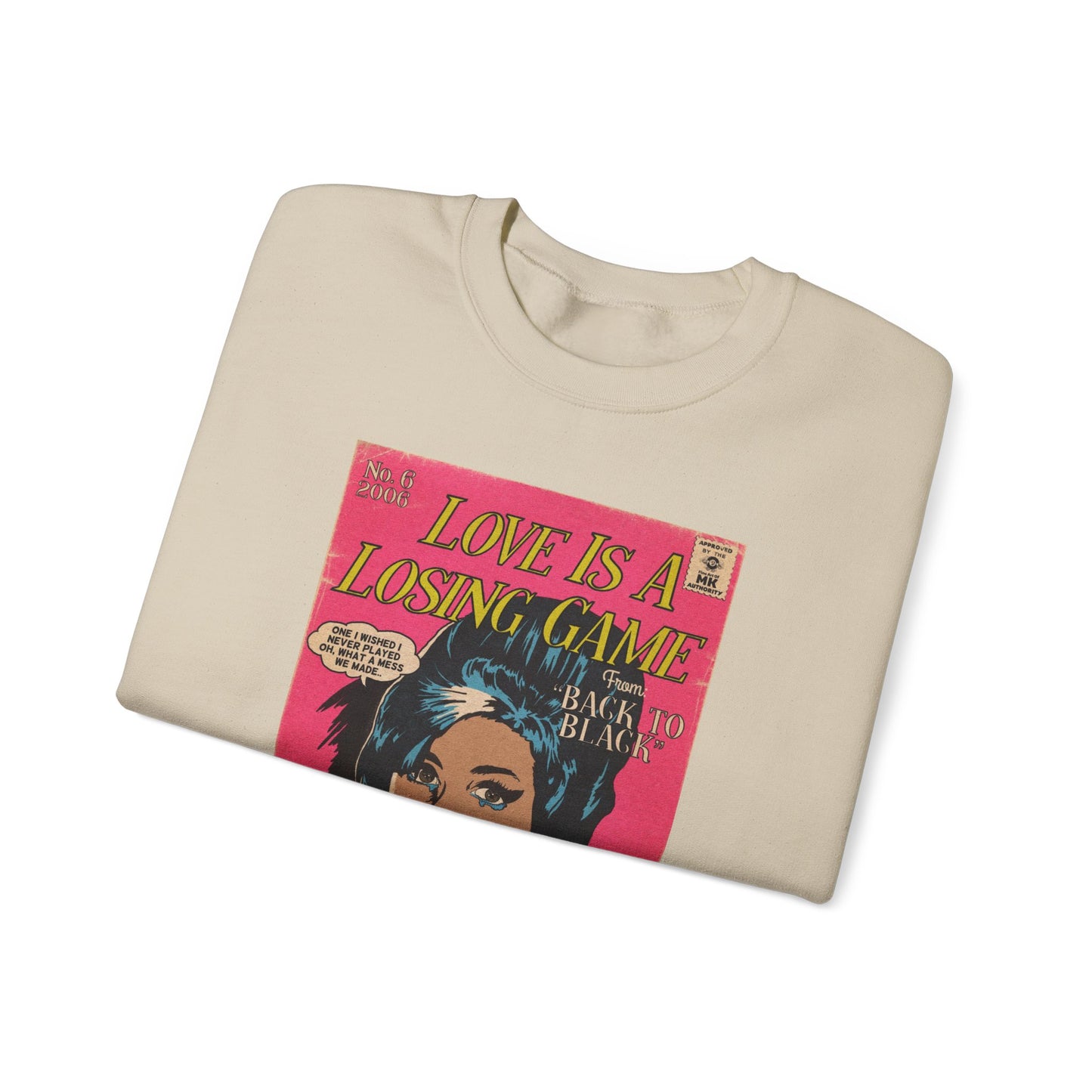 Amy Winehouse - Love Is A Losing Game - Unisex Heavy Blend™ Crewneck Sweatshirt