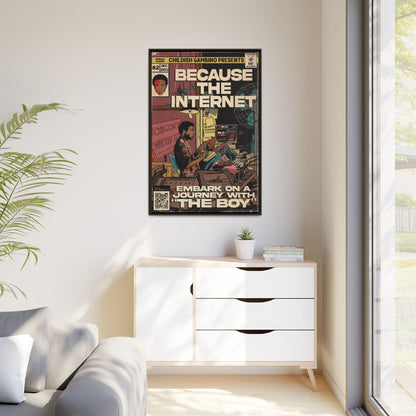 Childish Gambino - Because the Internet - Gallery Canvas Wraps, Vertical Frame
