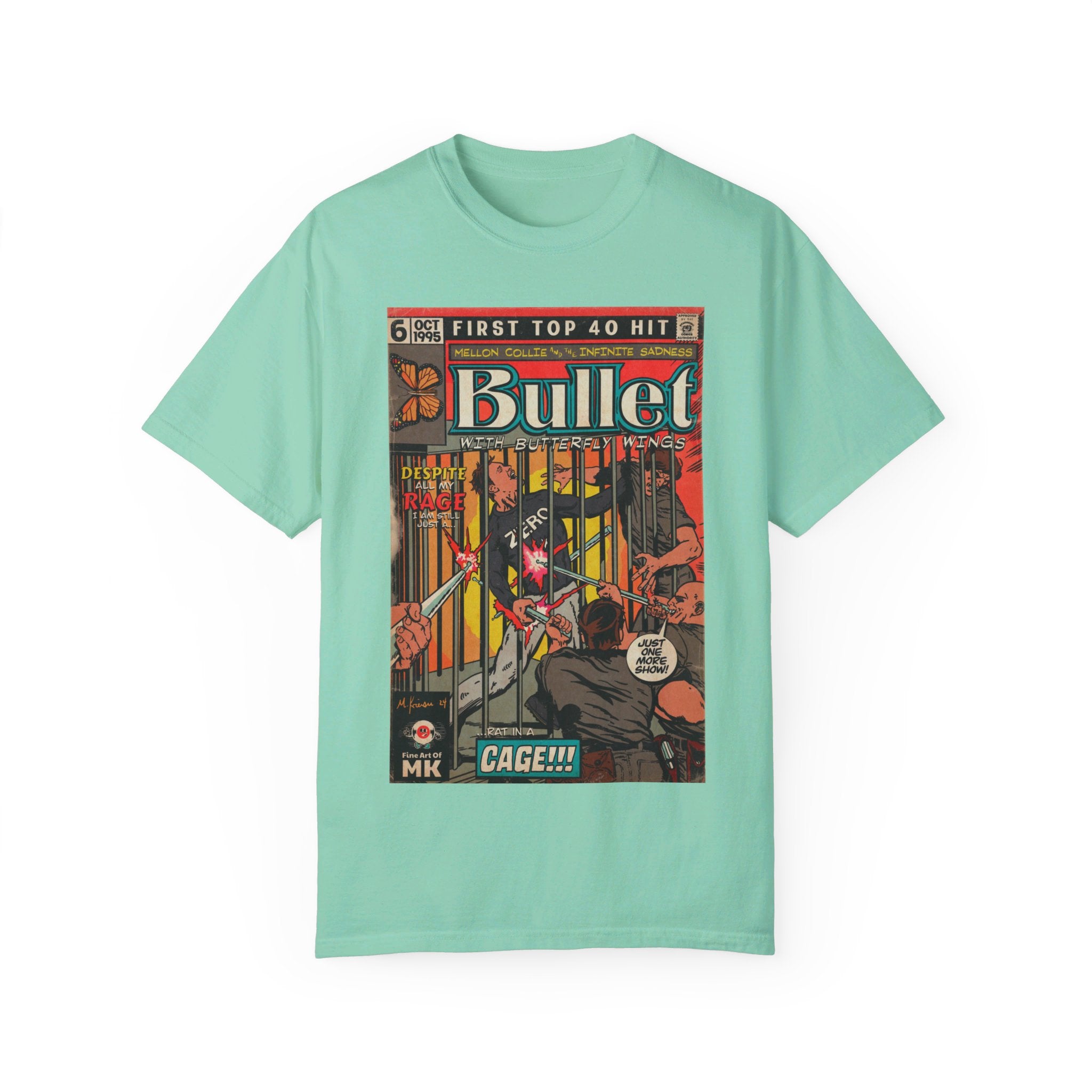 Bullet With Butterfly Wings - Unisex Comfort Colors T-shirt