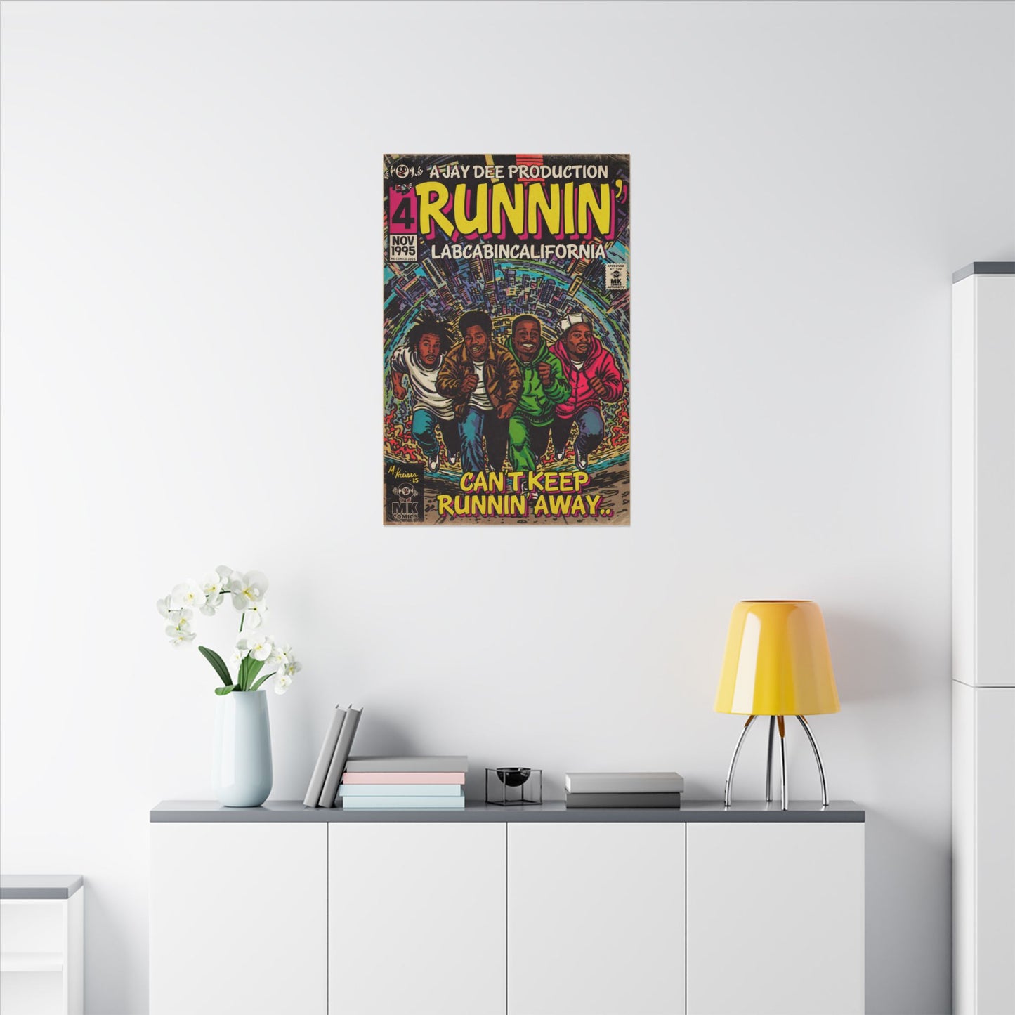 Runnin' - Matte Canvas, Stretched, 0.75" (Multi-Size)
