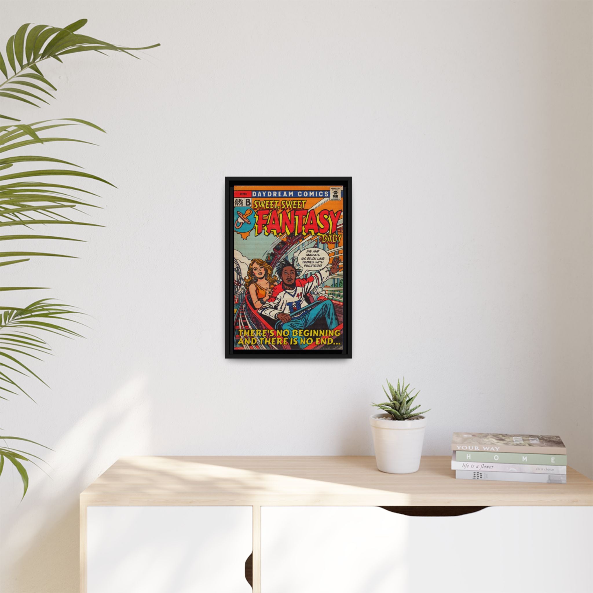 Fantasy Remix - Matte Canvas, Framed (Multi-color)