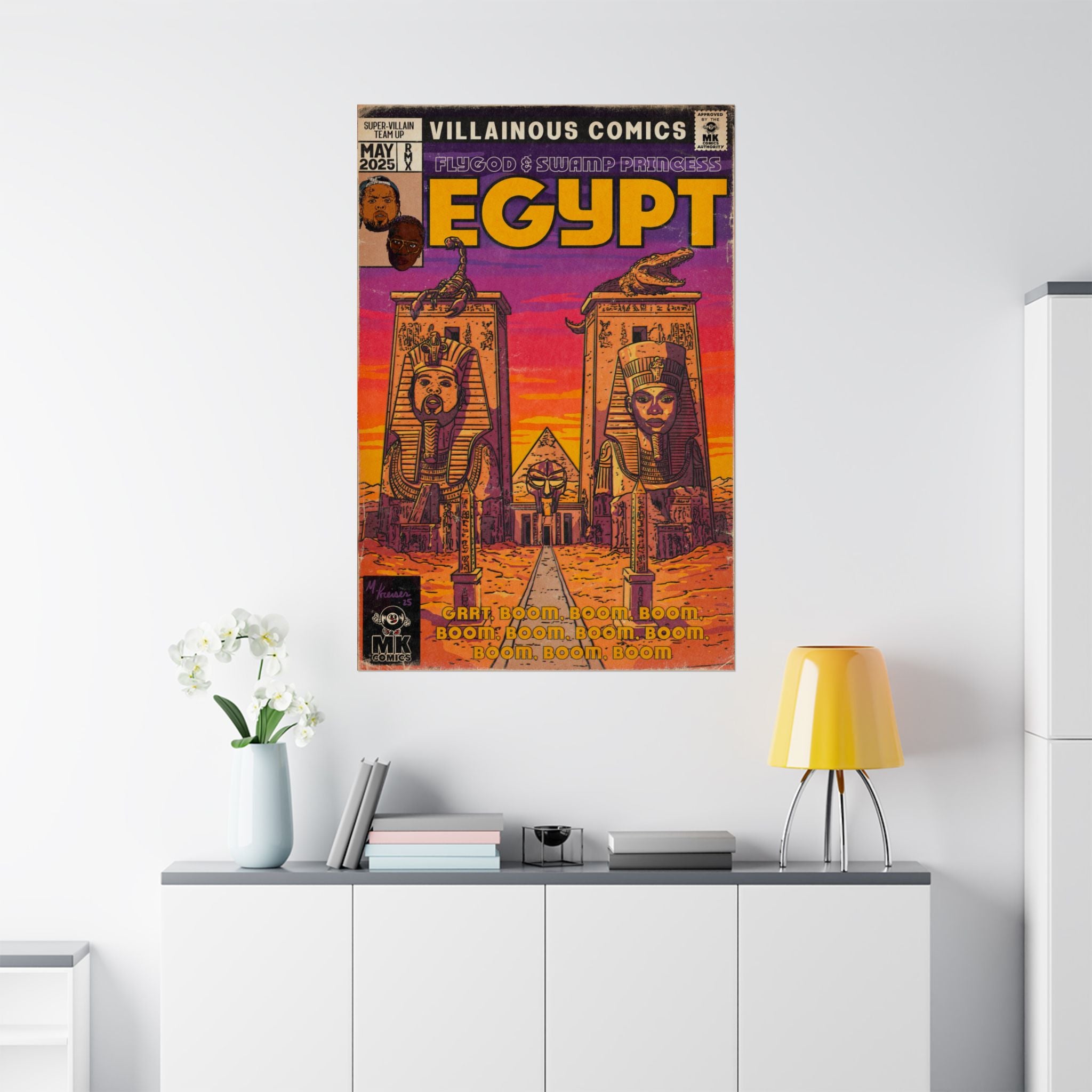 Egypt Remix - Matte Vertical Posters