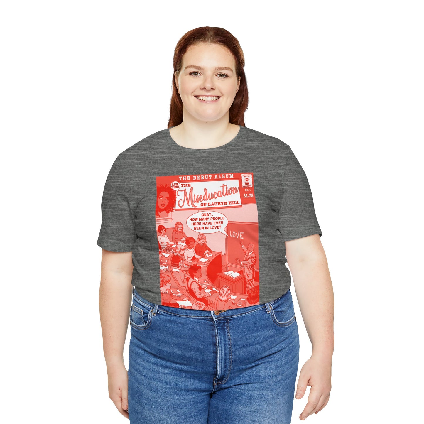 The Miseducation of Lauryn Hill.. - RED VARIANT - Unisex Jersey Short Sleeve Tee