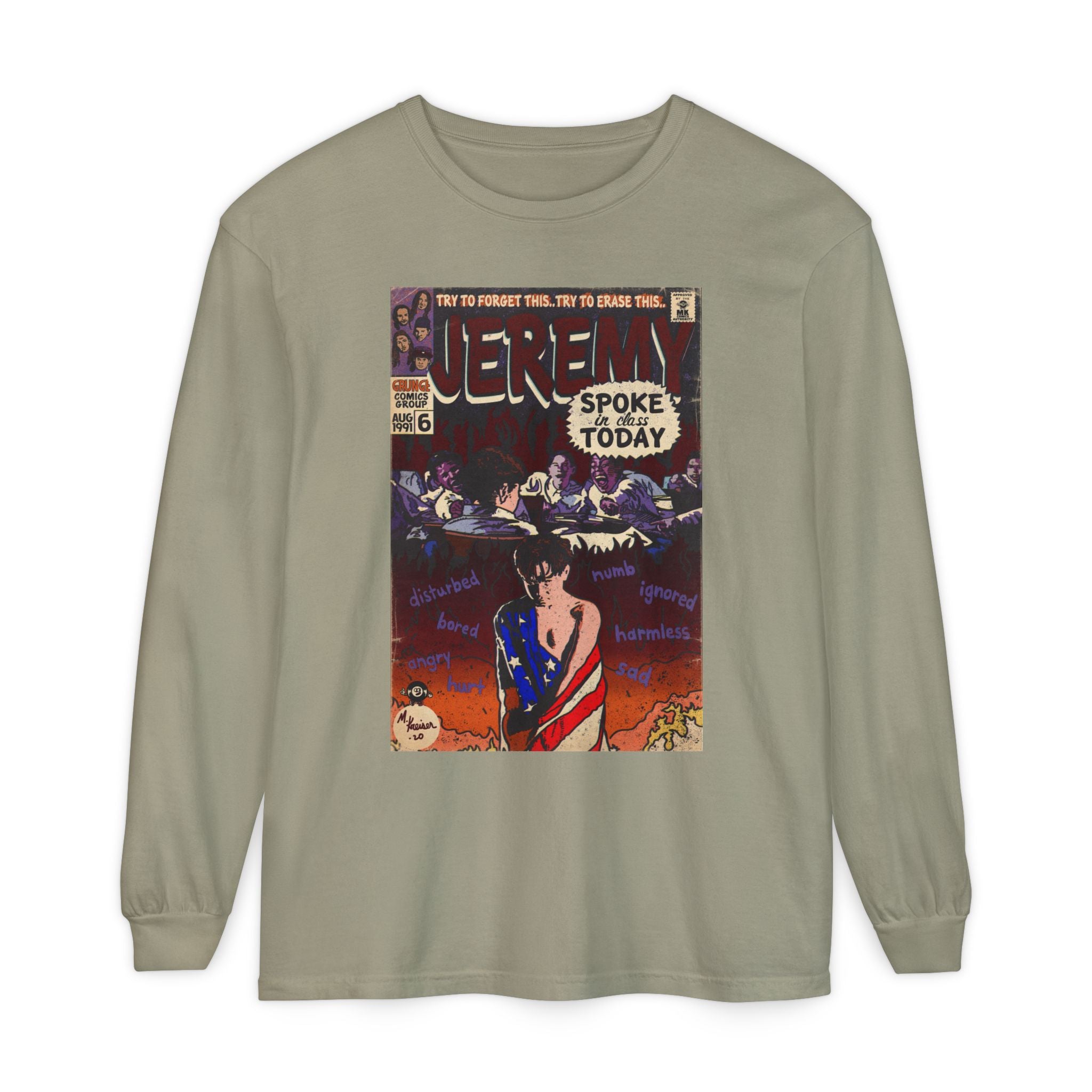 Jeremy - Unisex Comfort Colors Long Sleeve T-Shirt