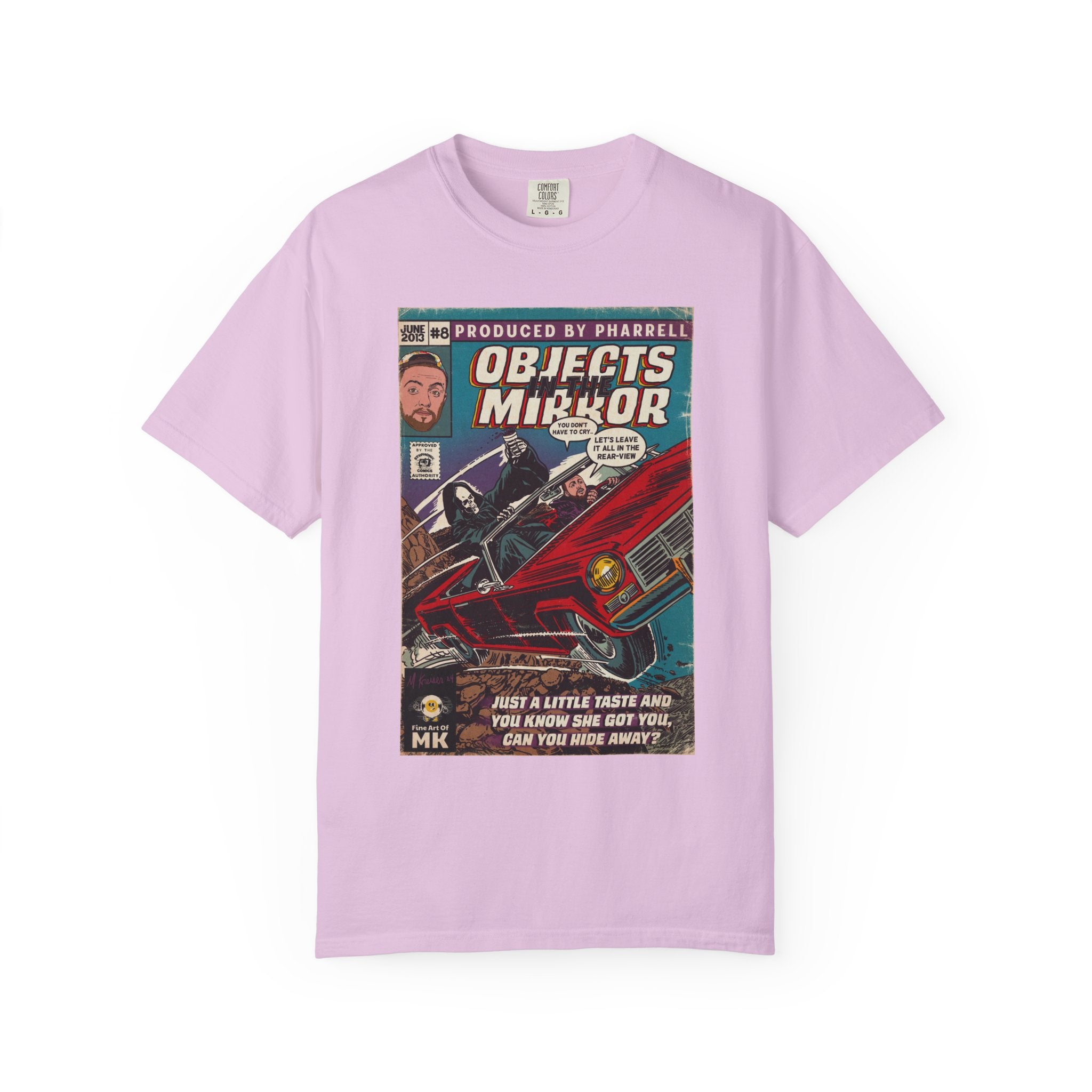 Objects in the Mirror - Unisex Comfort Colors T-shirt