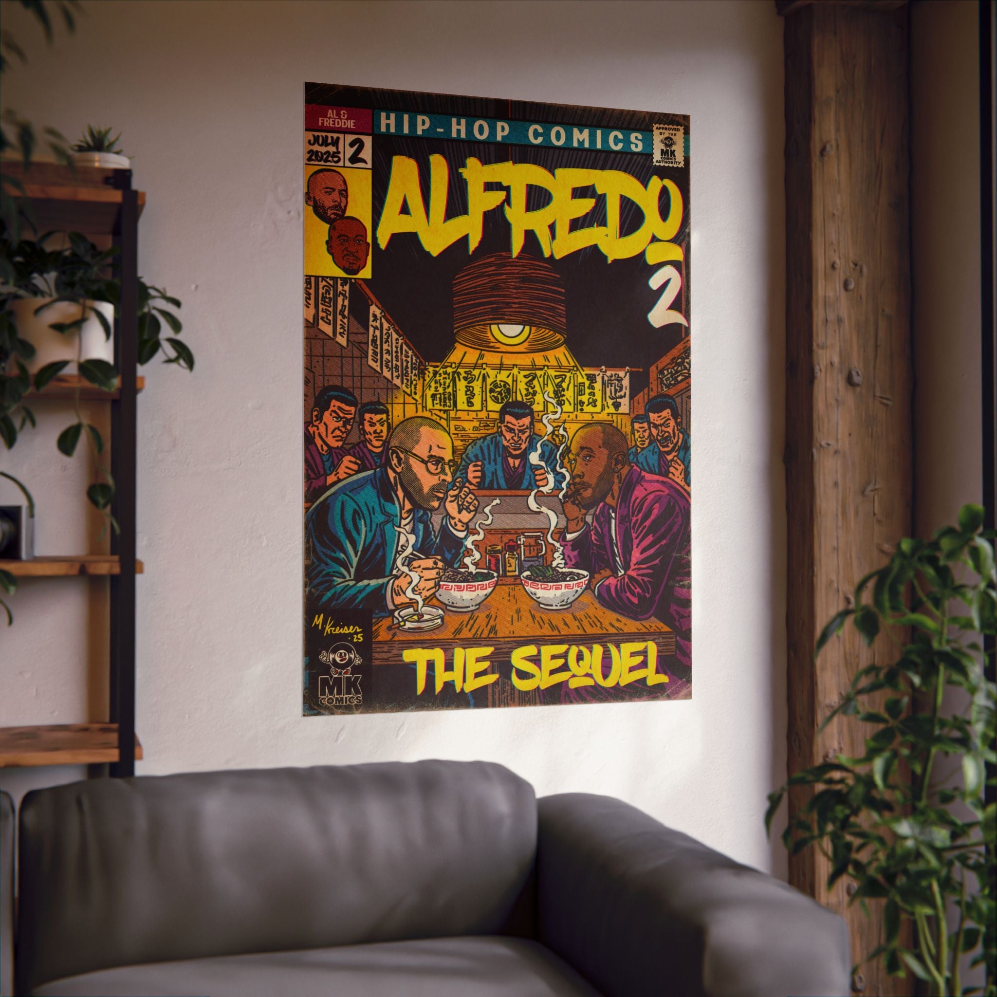 Alfredo 2 - Matte Vertical Posters