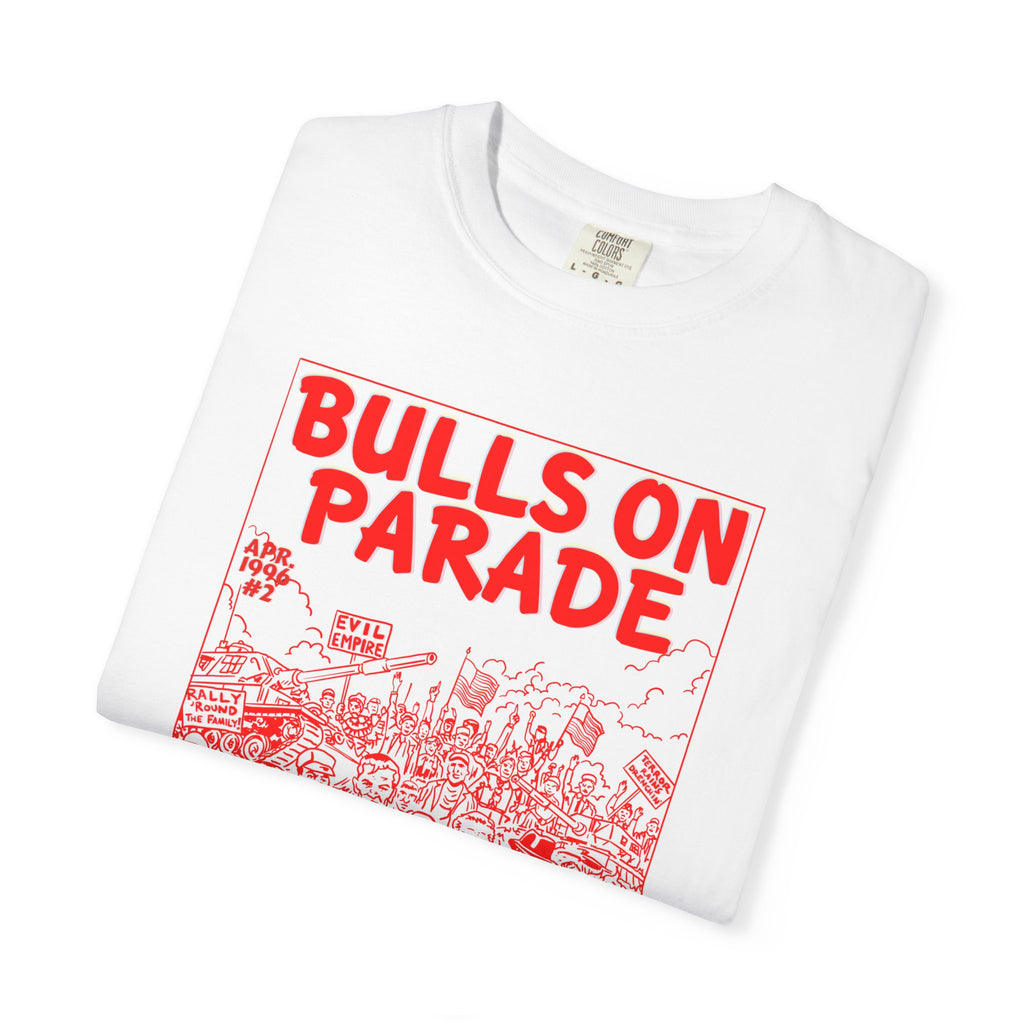 Bulls Parade - RED - Unisex Comfort Colors T-shirt