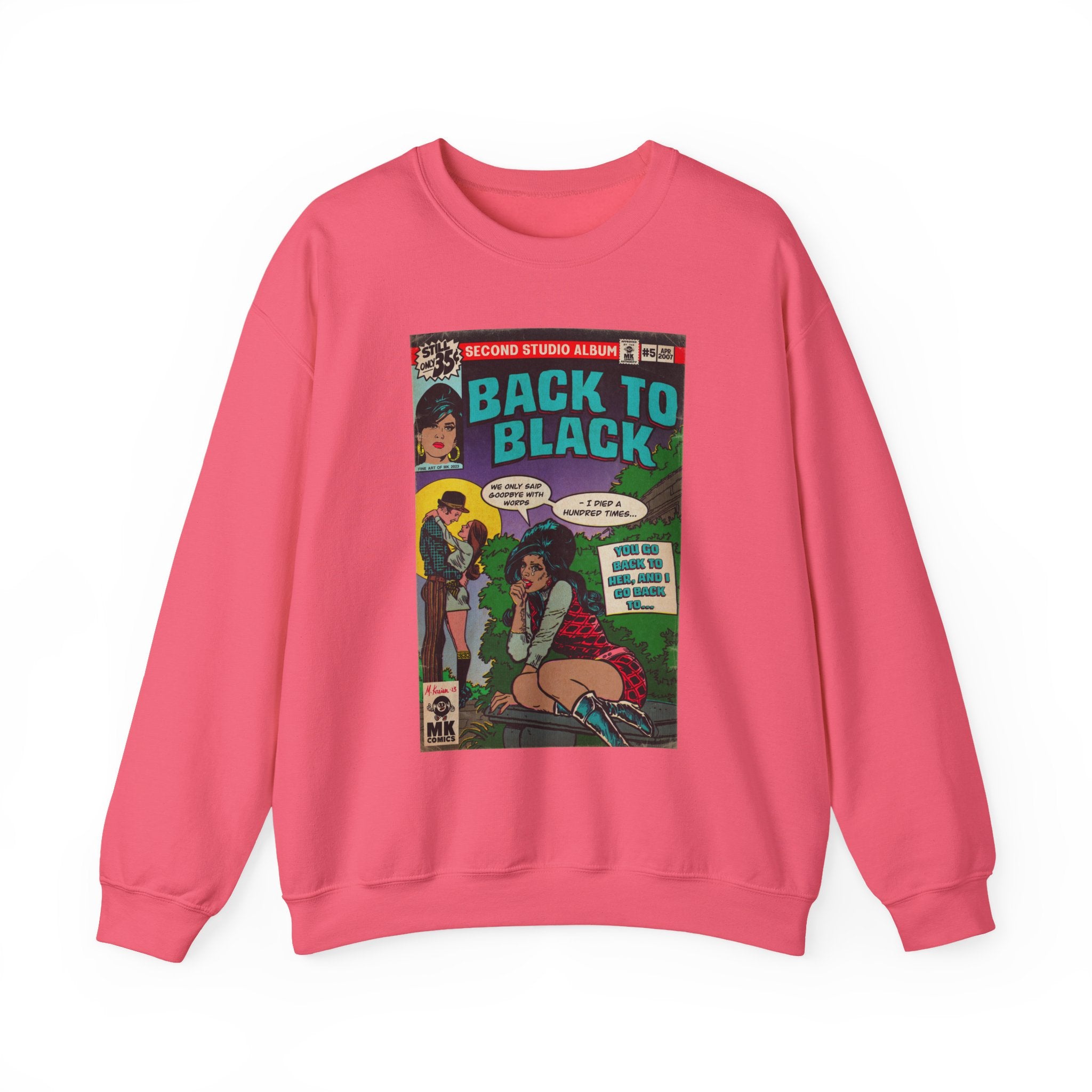 Back to Black - Unisex Heavy Blend™ Crewneck Sweatshirt
