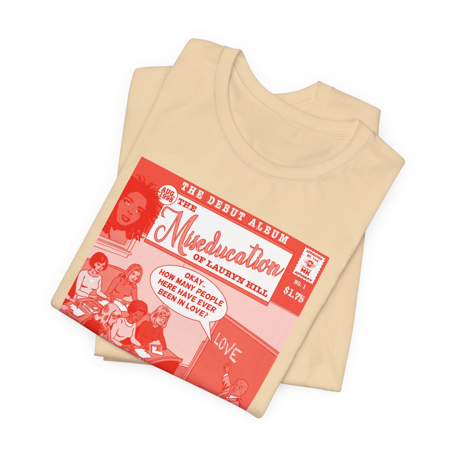 The Miseducation of Lauryn Hill.. - RED VARIANT - Unisex Jersey Short Sleeve Tee
