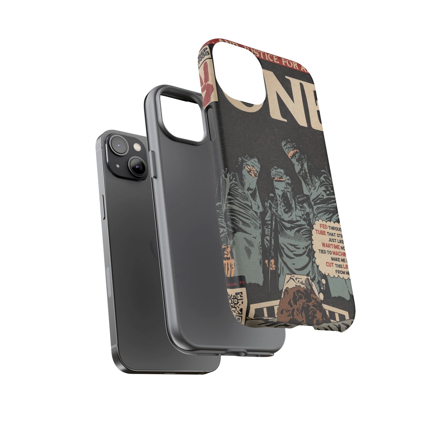 Metallica- One - Johnny Got His Gun Comic Book Art - Tough Phone Cases