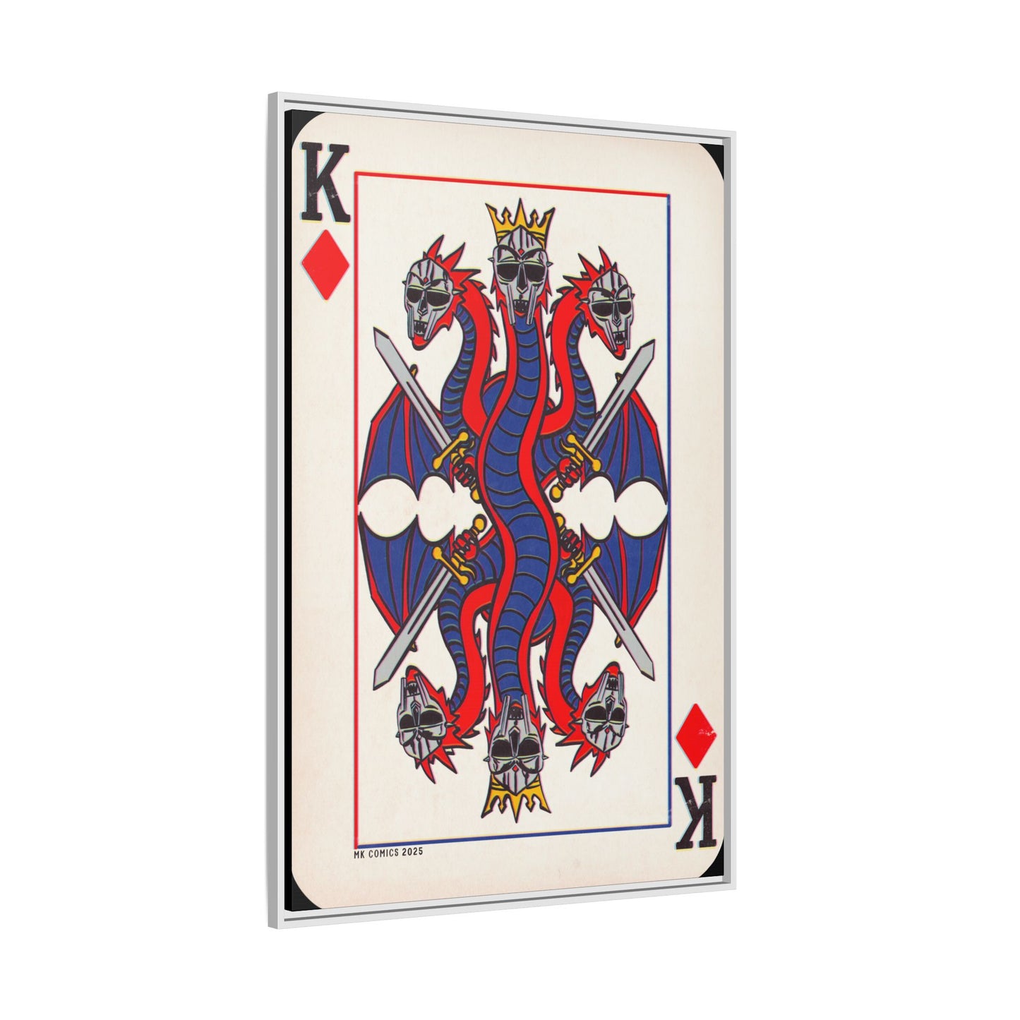 King Geedorah - Matte Canvas, Framed (Multi-color)