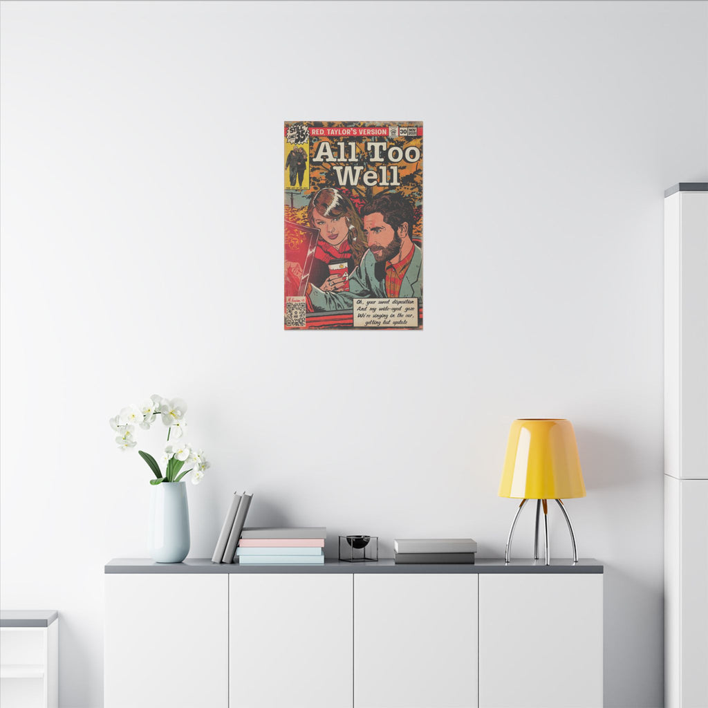 All Too Well - Matte Canvas, Stretched, 0.75"
