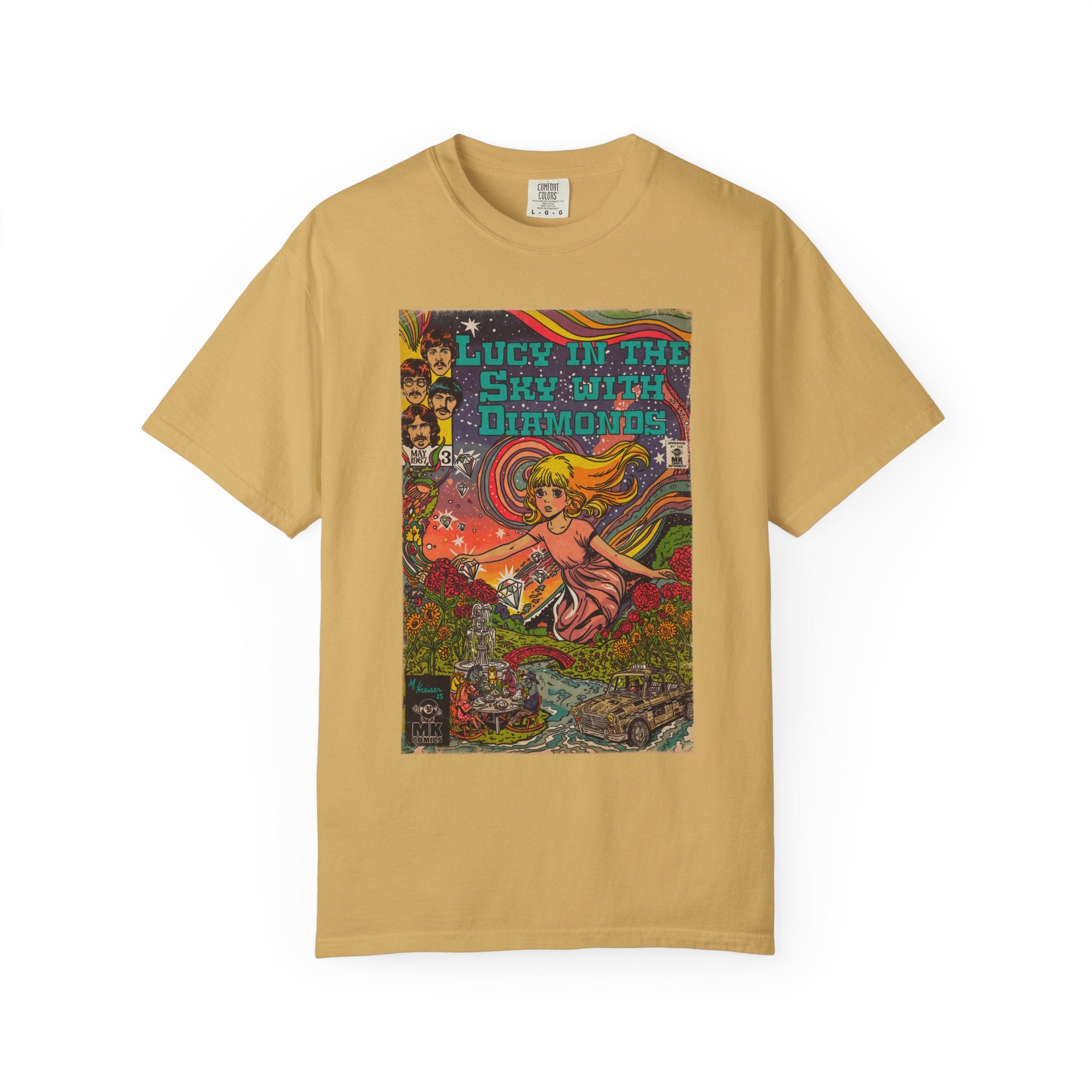 Lucy in the Sky with Diamonds - Unisex Comfort Colors T-shirt