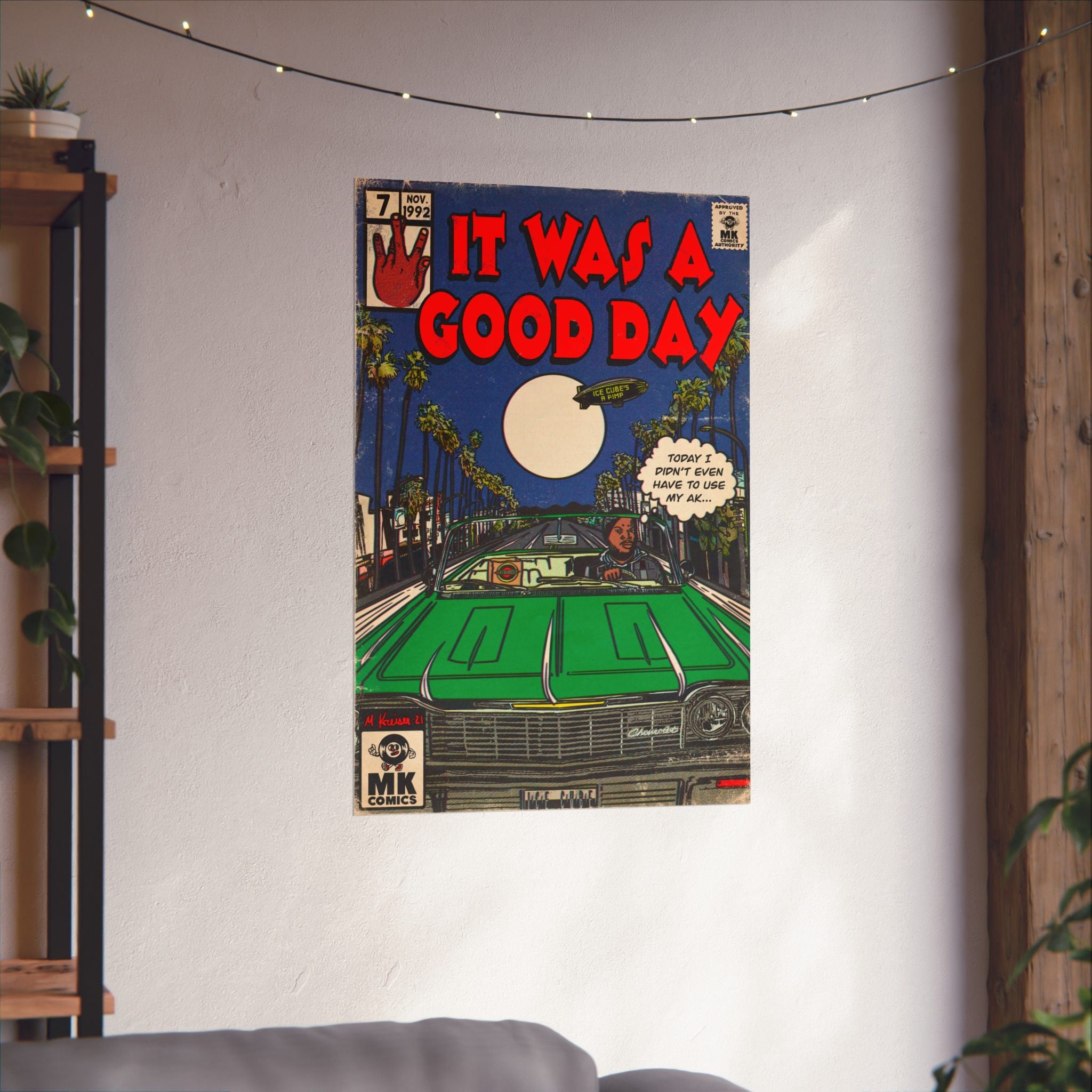 It Was A Good Day - Vertical Matte Poster