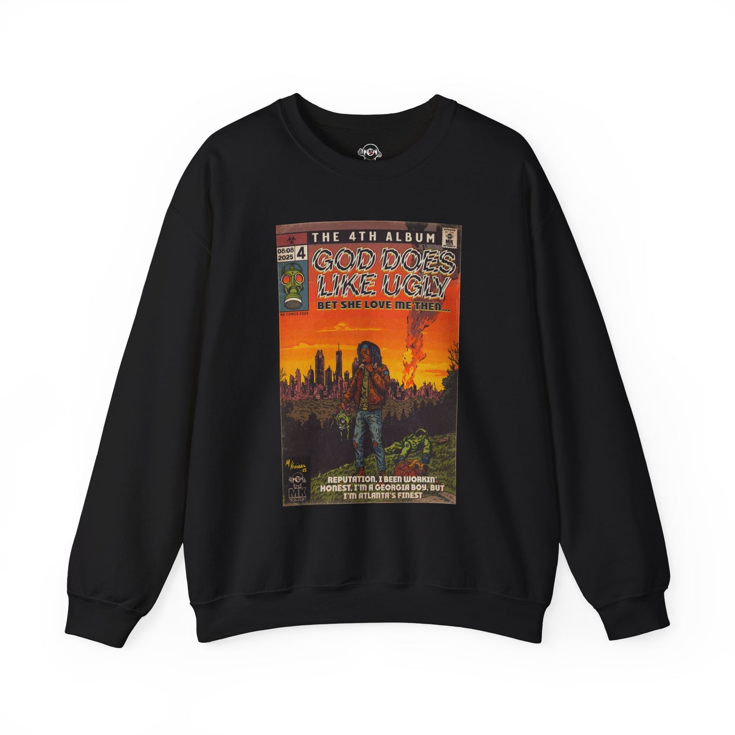 God Does Like Ugly - Unisex Heavy Blend™ Crewneck Sweatshirt