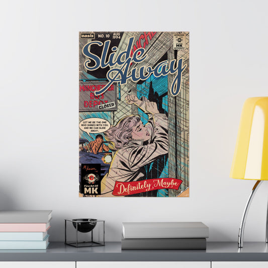 Slide Away - Matte Vertical Posters