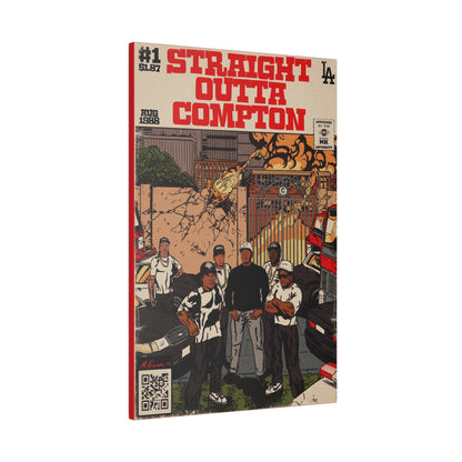 NWA - Straight Outta Compton - Matte Canvas, Stretched, 0.75"