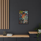 Analog vs. Digital - Matte Canvas, Framed (Multi-color)