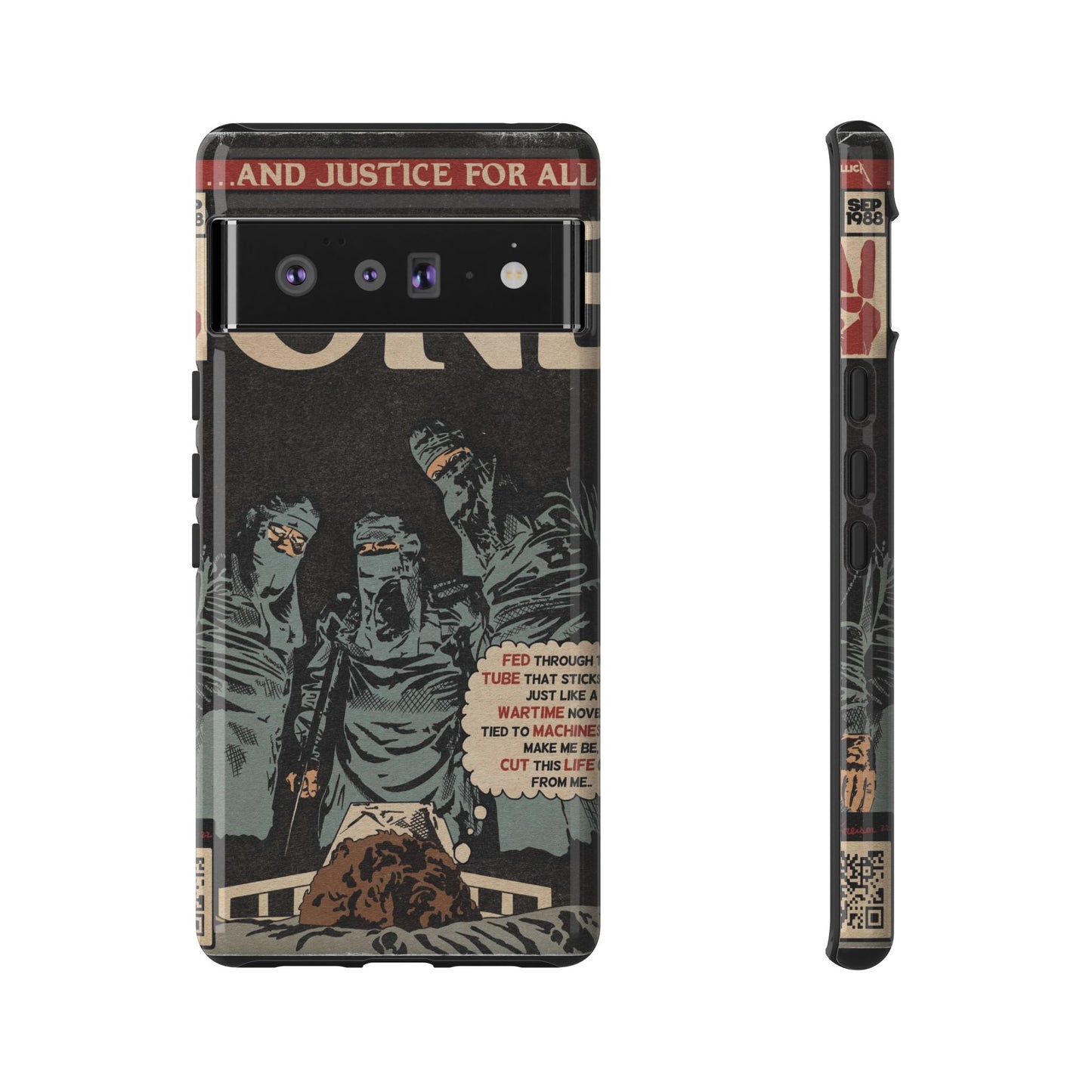 Metallica- One - Johnny Got His Gun Comic Book Art - Tough Phone Cases