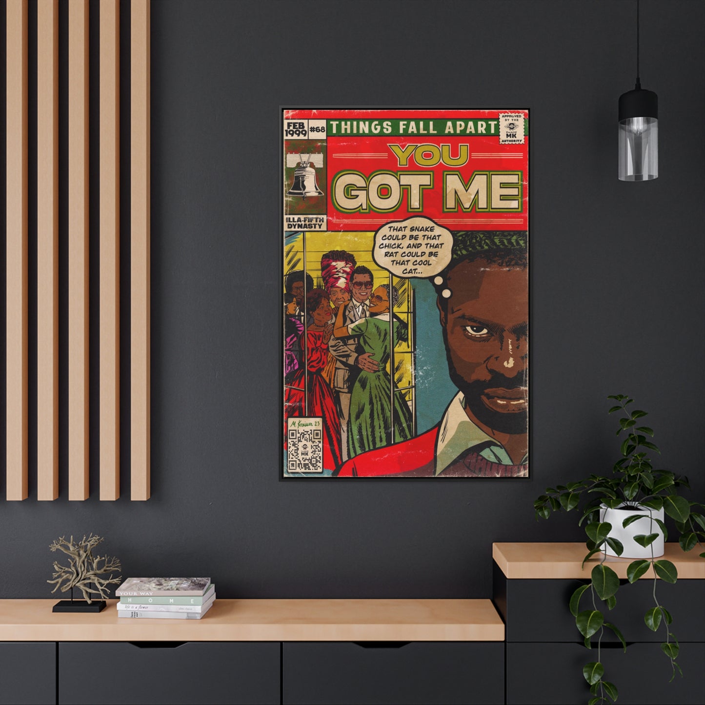 The Roots - You Got Me featuring Erykah Badu & Eve - Gallery Canvas Wraps, Vertical Frame