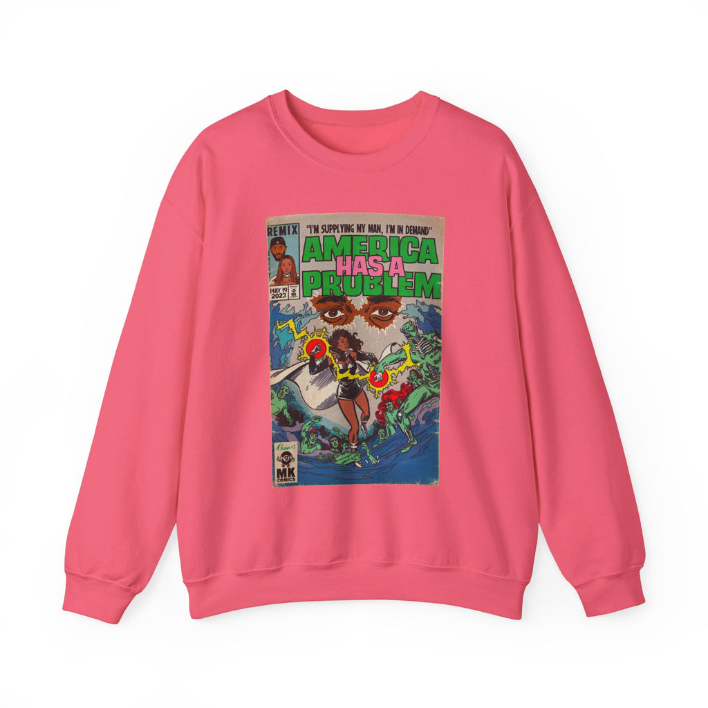 America Has a Problem - Unisex Heavy Blend™ Crewneck Sweatshirt