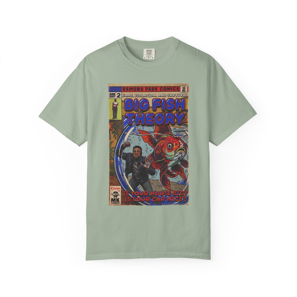 Big Fish Theory - Unisex Garment-Dyed T-shirt