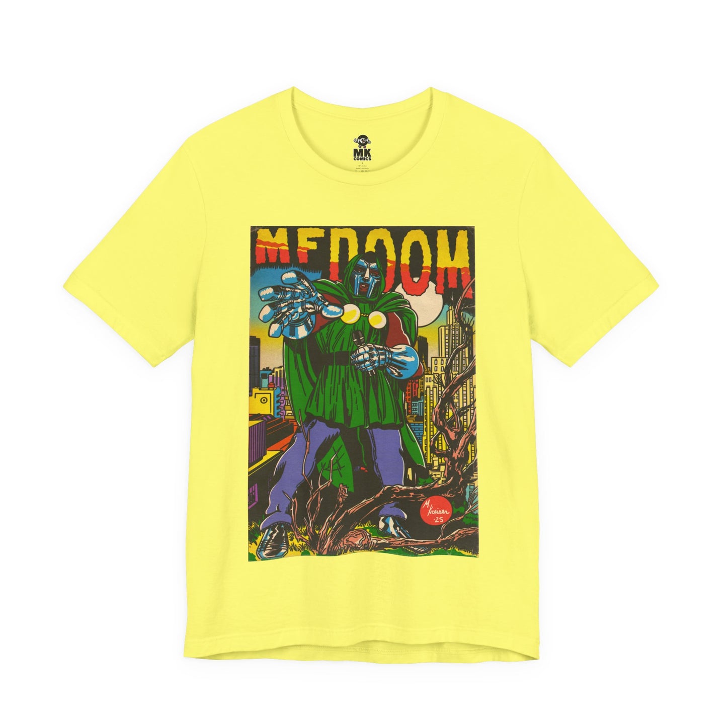 DOOM - Comic Book Art - Unisex Jersey T-Shirt