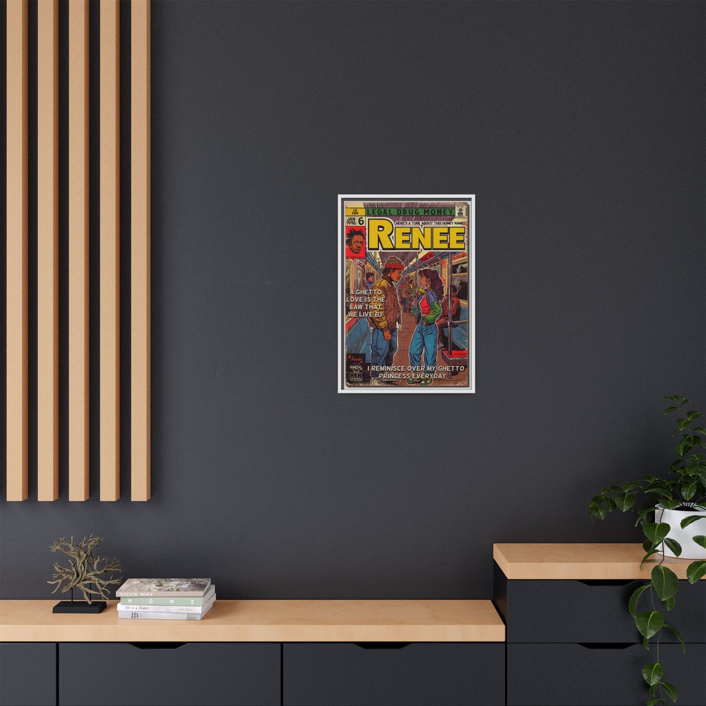 Lost Boyz - Renee - Matte Canvas, Framed (Multi-color)