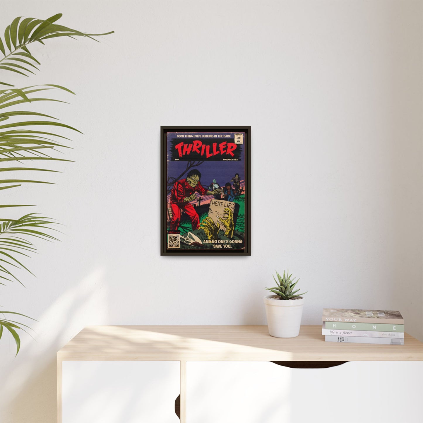 Michael Jackson- Thriller - Gallery Canvas Wraps, Vertical Frame