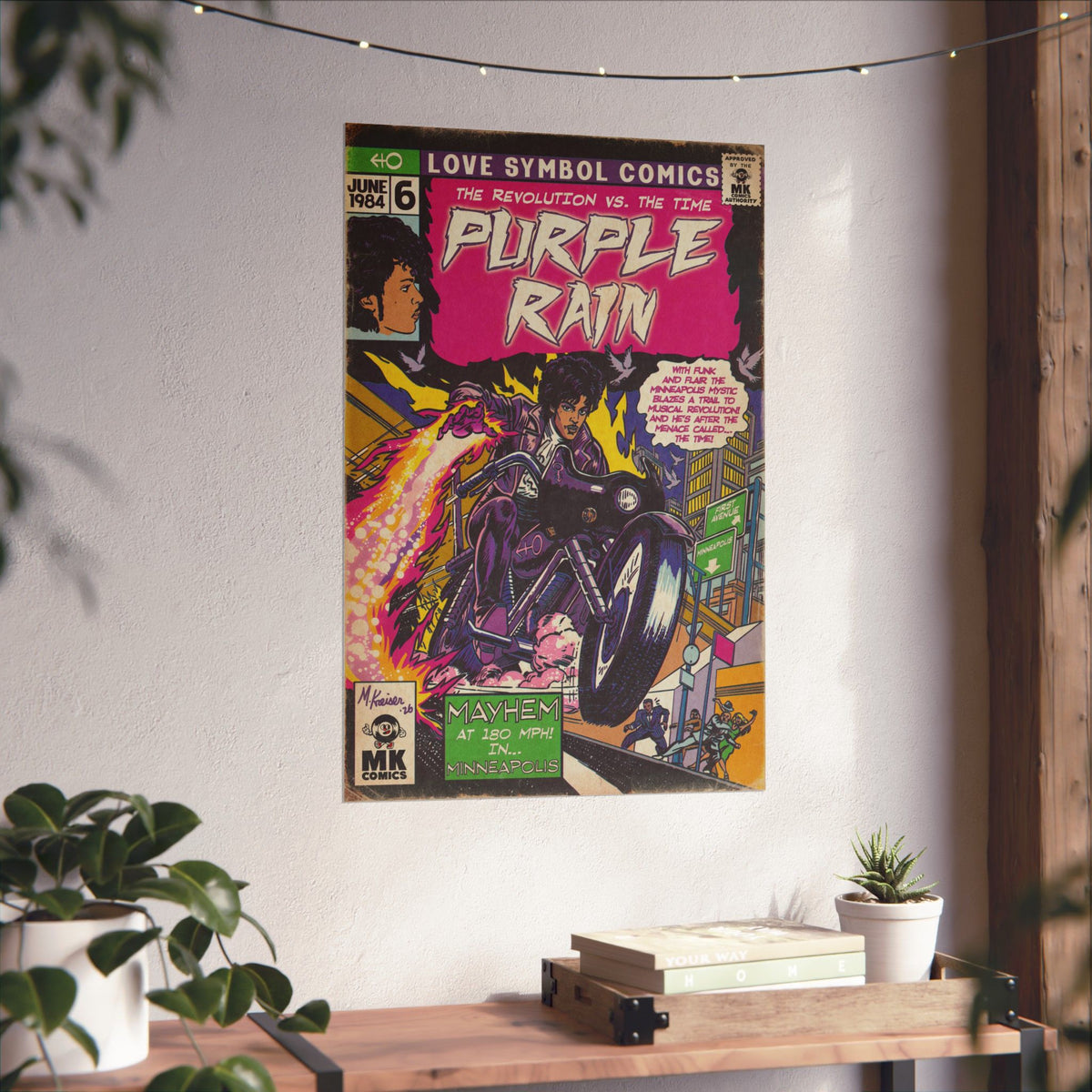 Purple Rain - Matte Vertical Posters