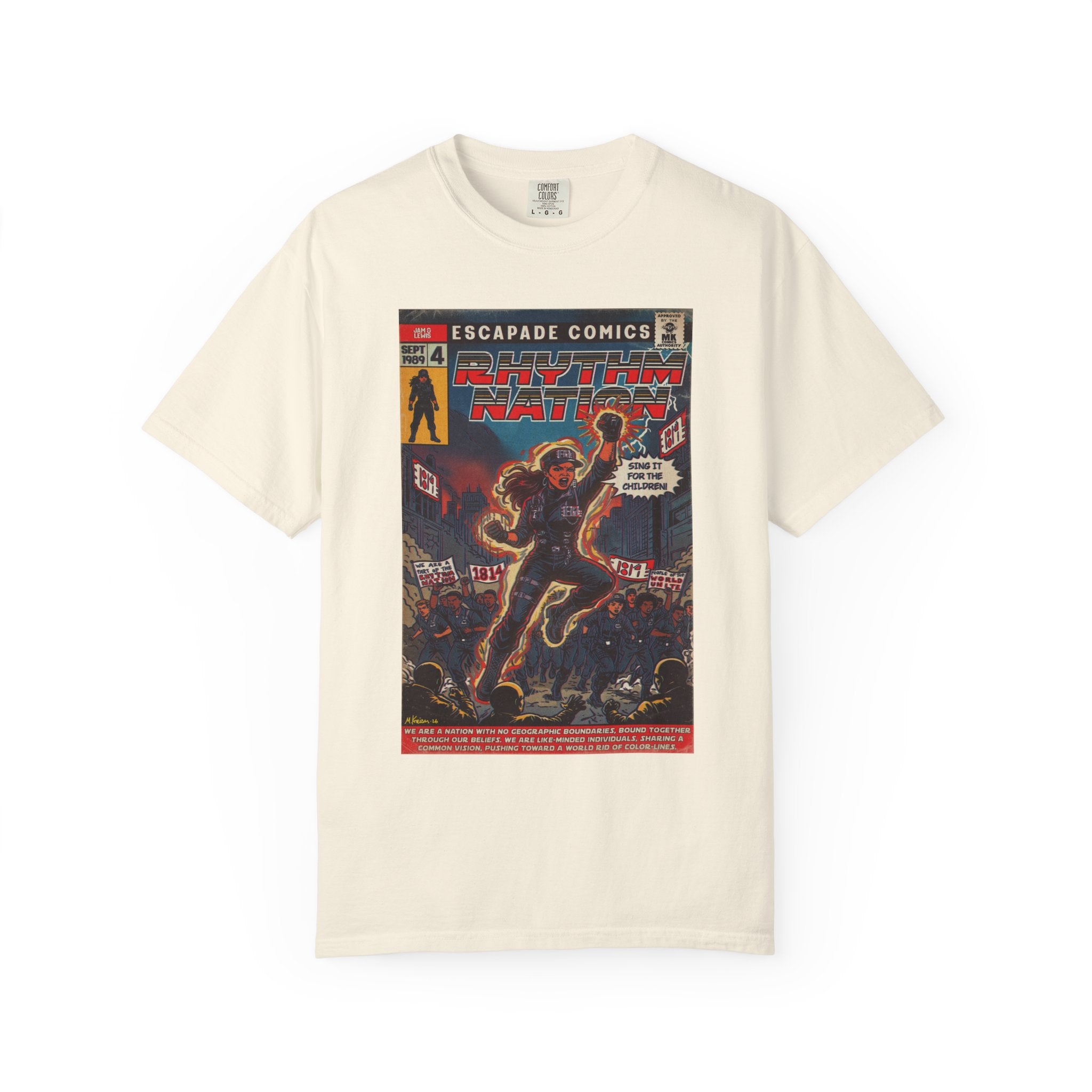 Rhythm Nation - Unisex Comfort Colors T-shirt