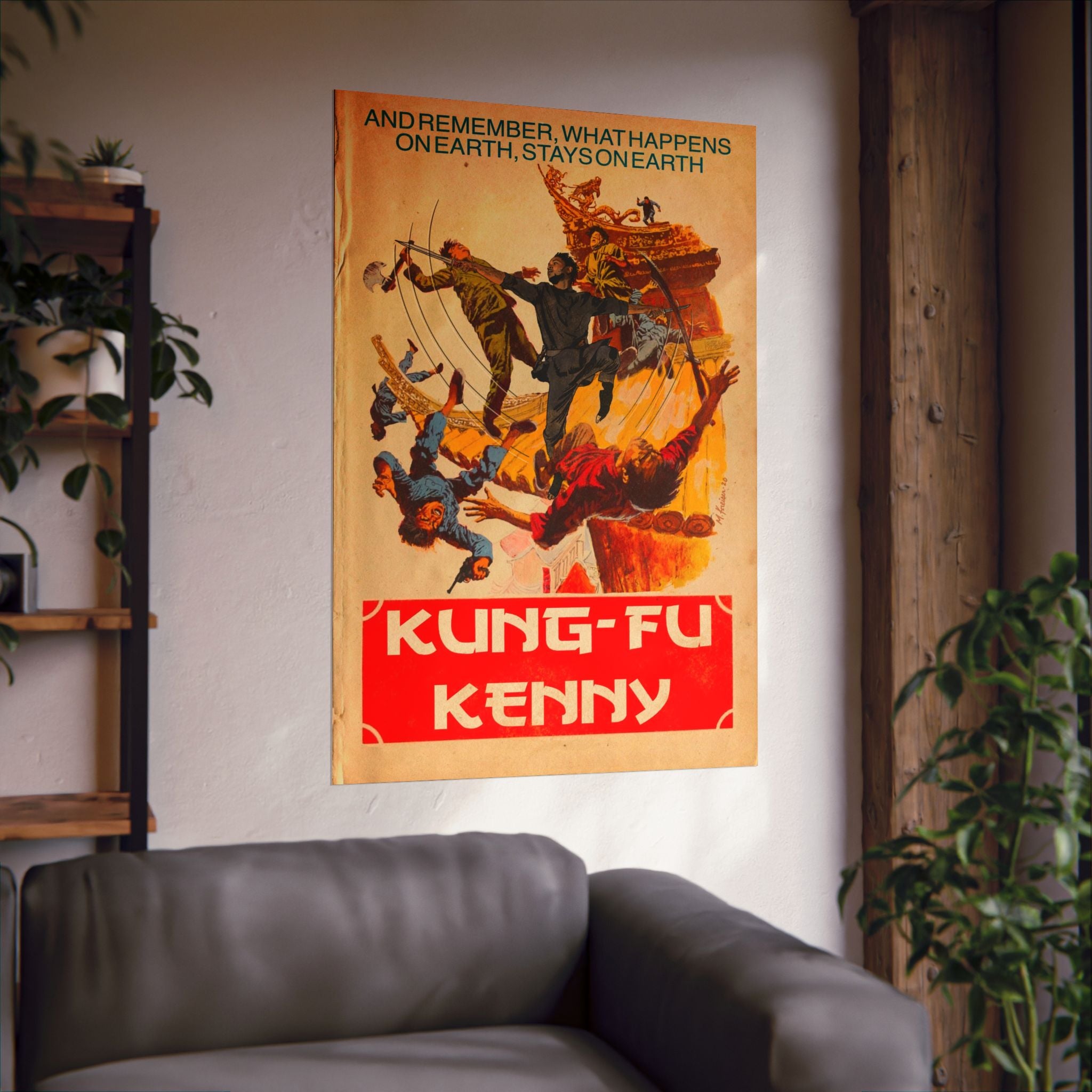 Kung Fu Kenny - Vertical Matte Posters