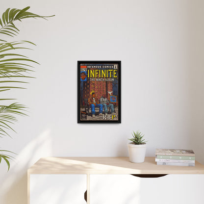 Infinite - Comic Book Art - Matte Canvas, Framed (Multi-color)