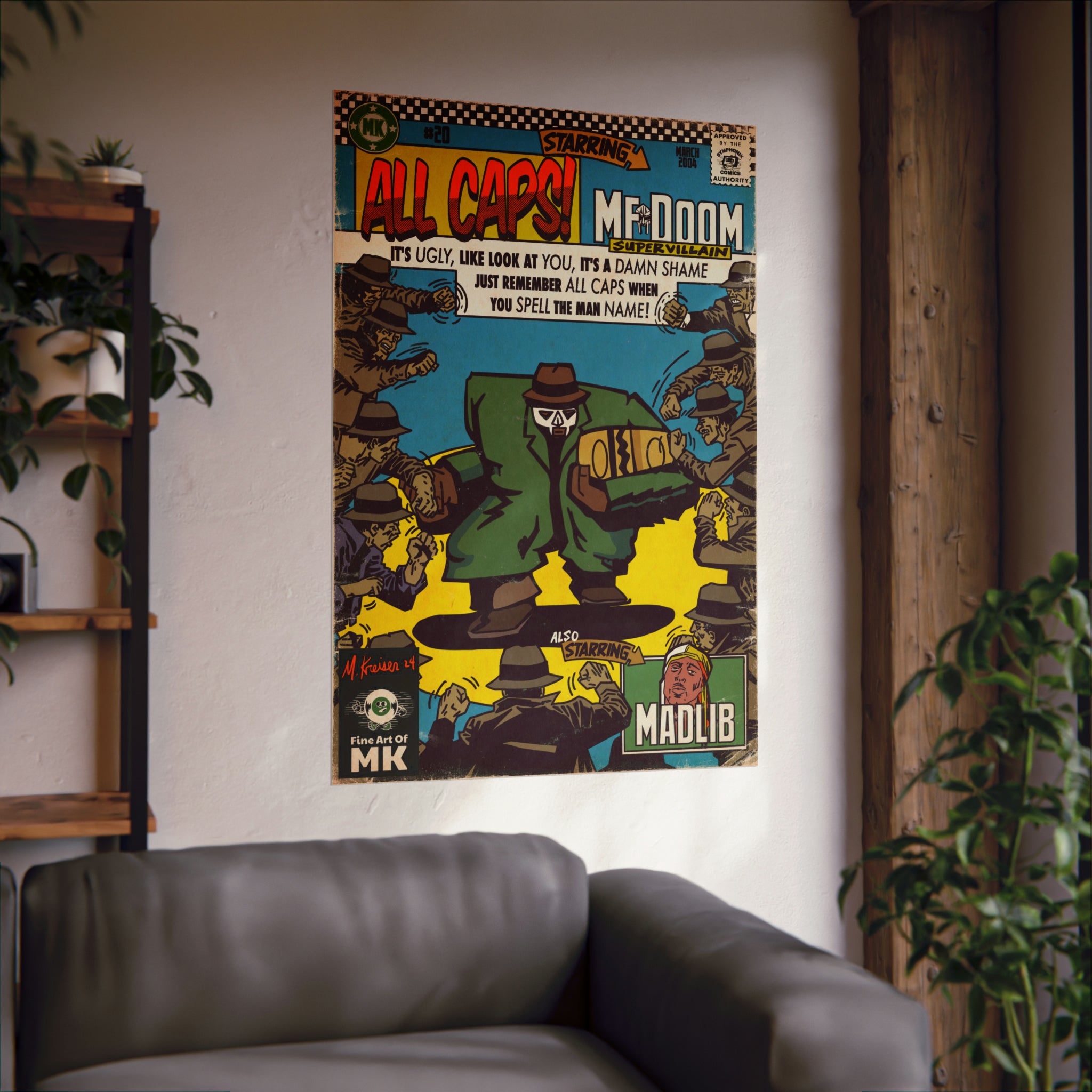 All Caps - Matte Vertical Posters