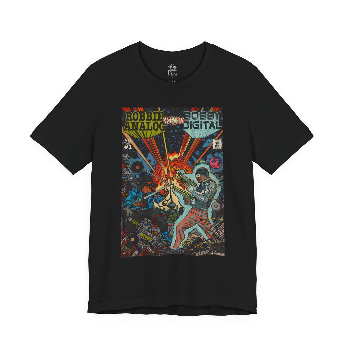 Analog vs. Digital - Unisex Jersey Short Sleeve Tee