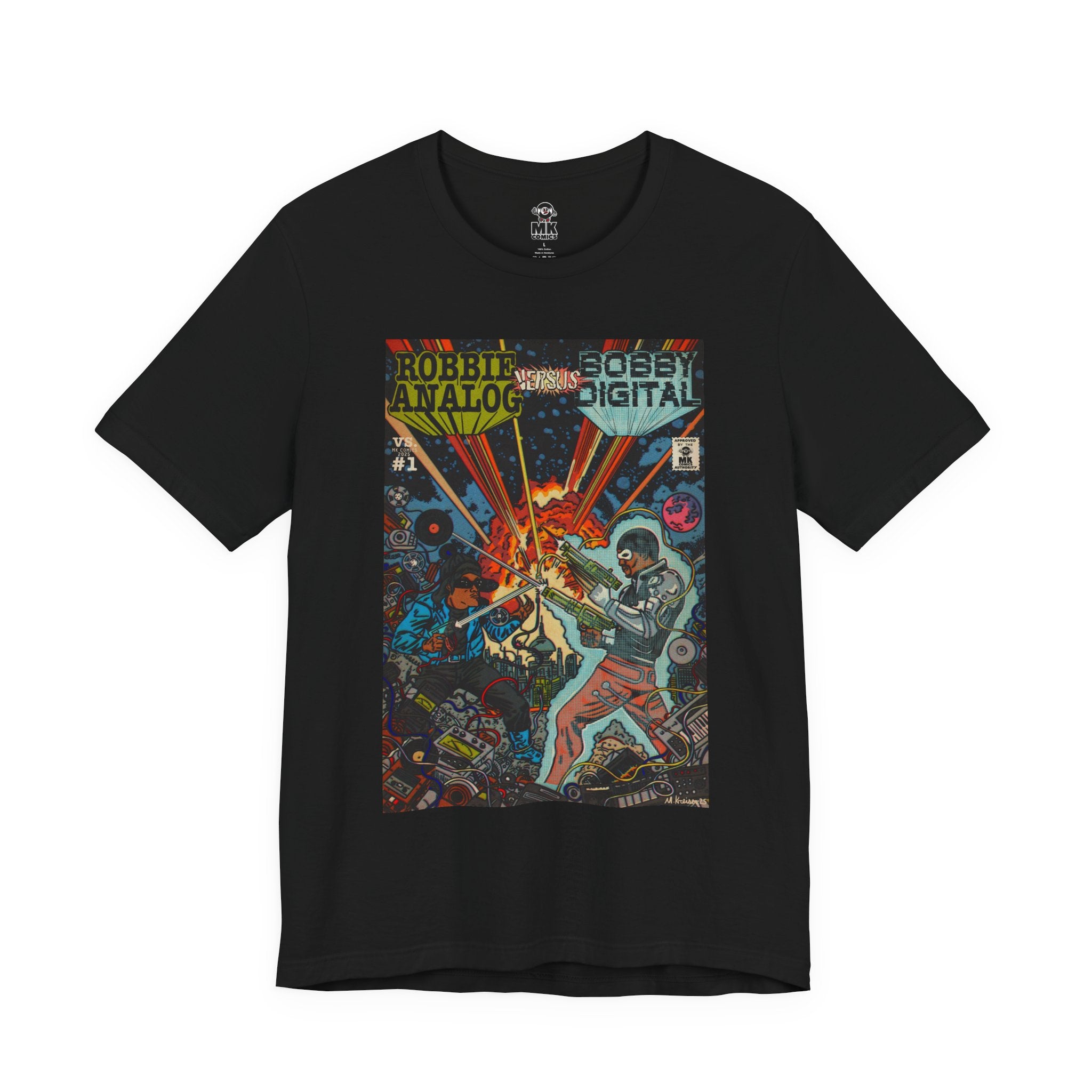 Analog vs. Digital - Unisex Jersey Short Sleeve Tee