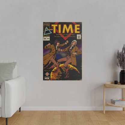 Pink Floyd- Time - Matte Canvas, Stretched, 0.75"