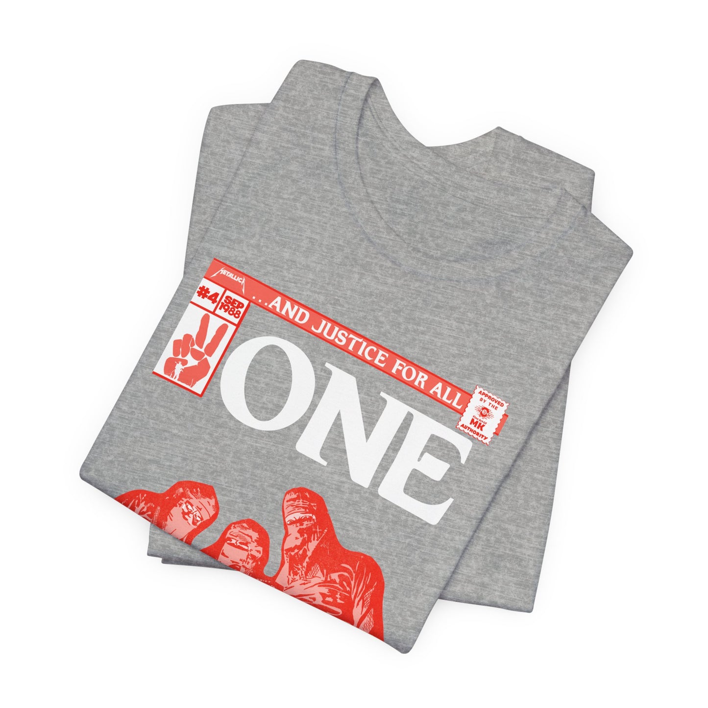 Metallica - One - RED VARIANT - Unisex Jersey Short Sleeve Tee