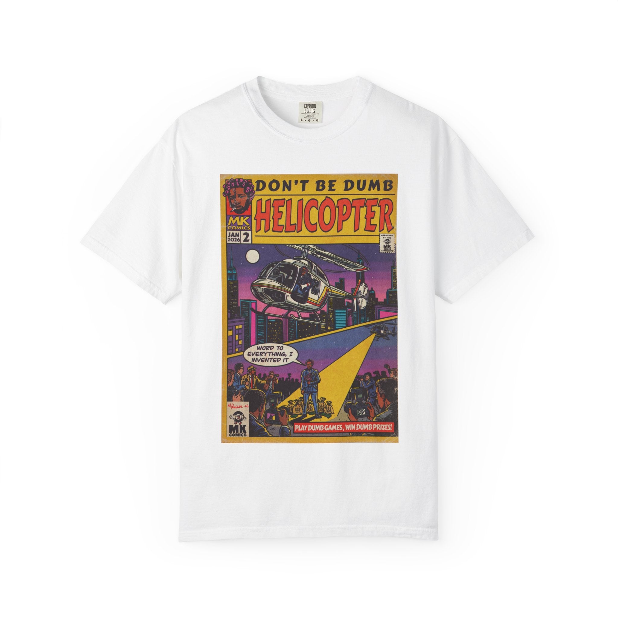 Helicopter - Unisex Comfort Colors T-shirt