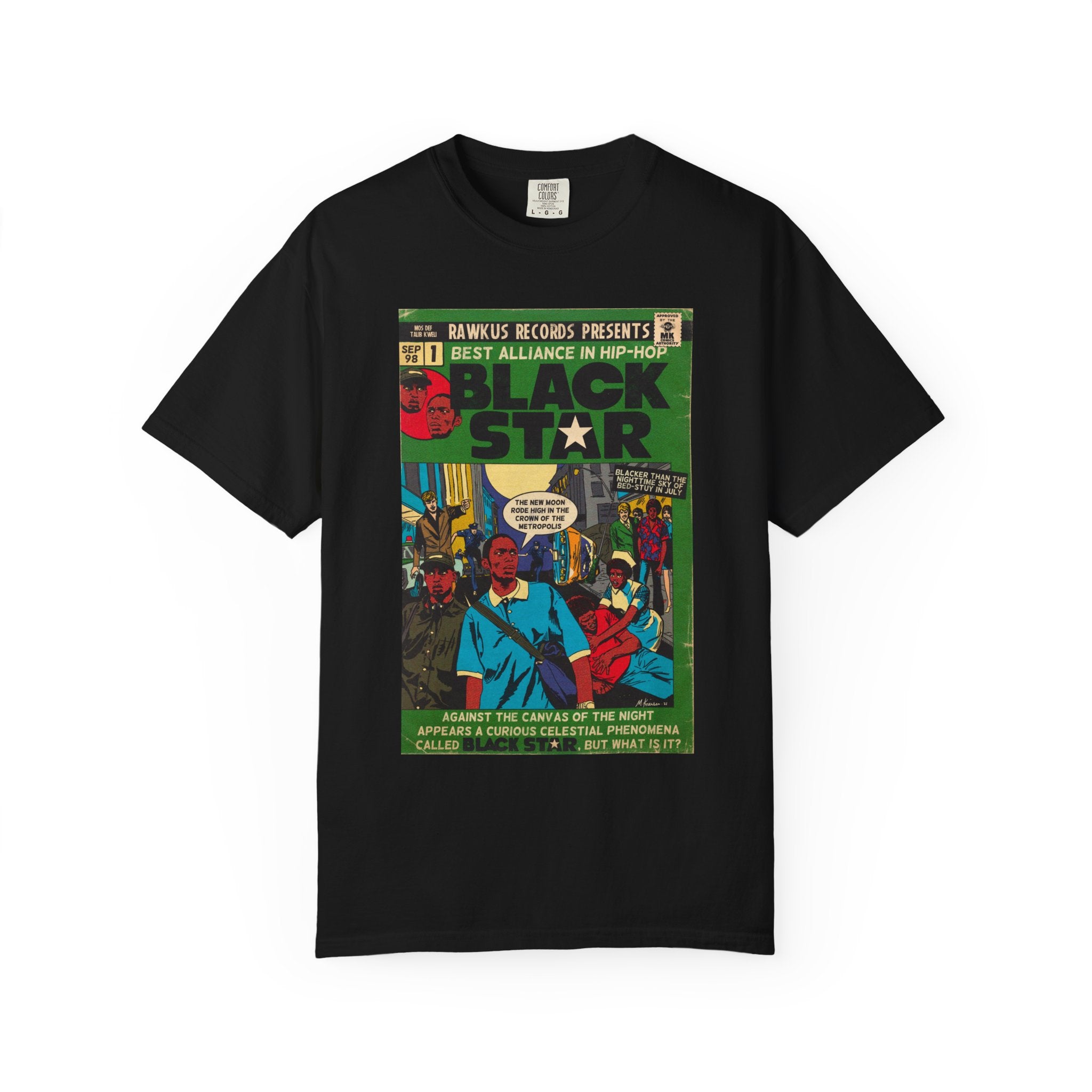 Black Star - Unisex Comfort Colors T-shirt