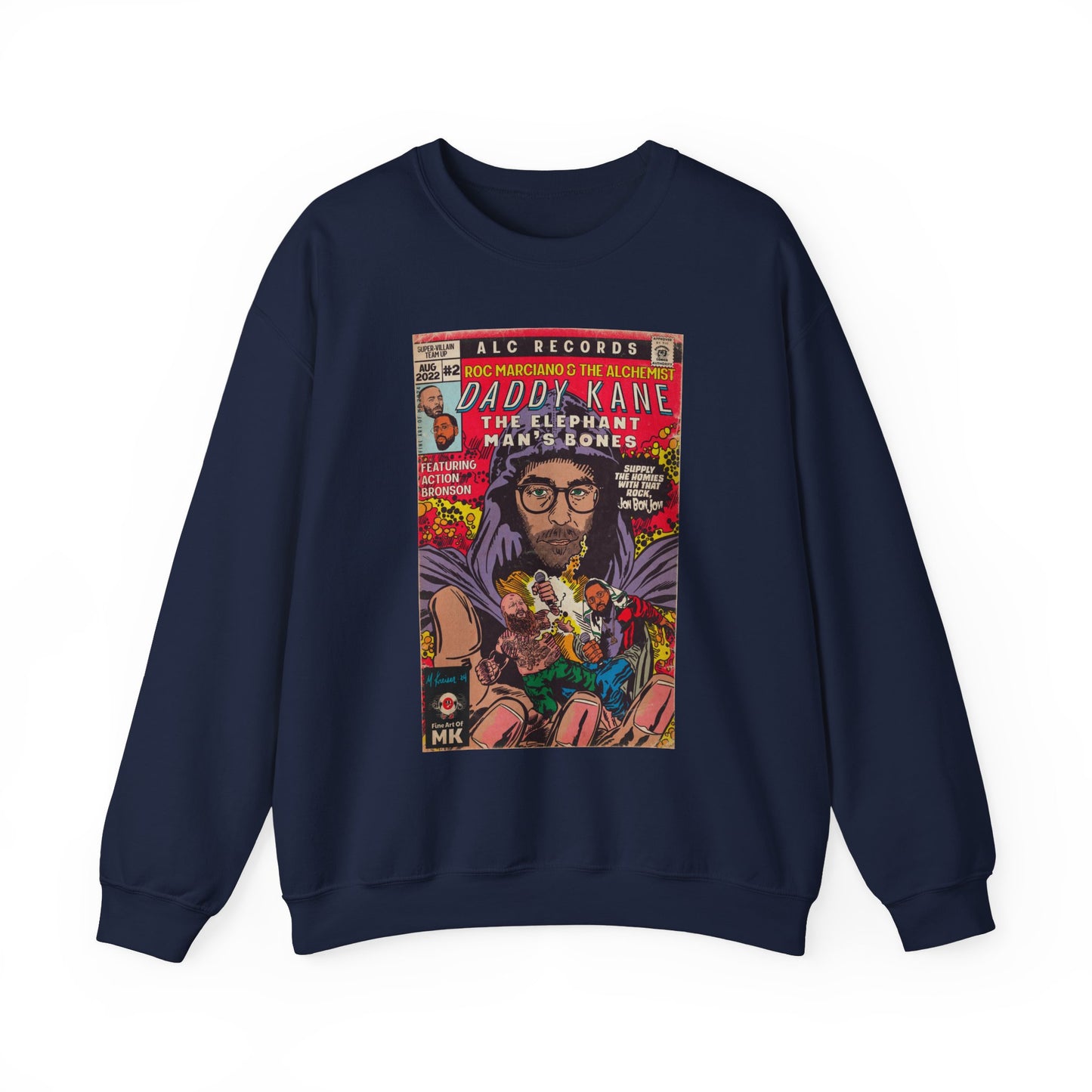 Roc Marciano, Alchemist, Action Bronson - Daddy Kane - Unisex Heavy Blend™ Crewneck Sweatshirt