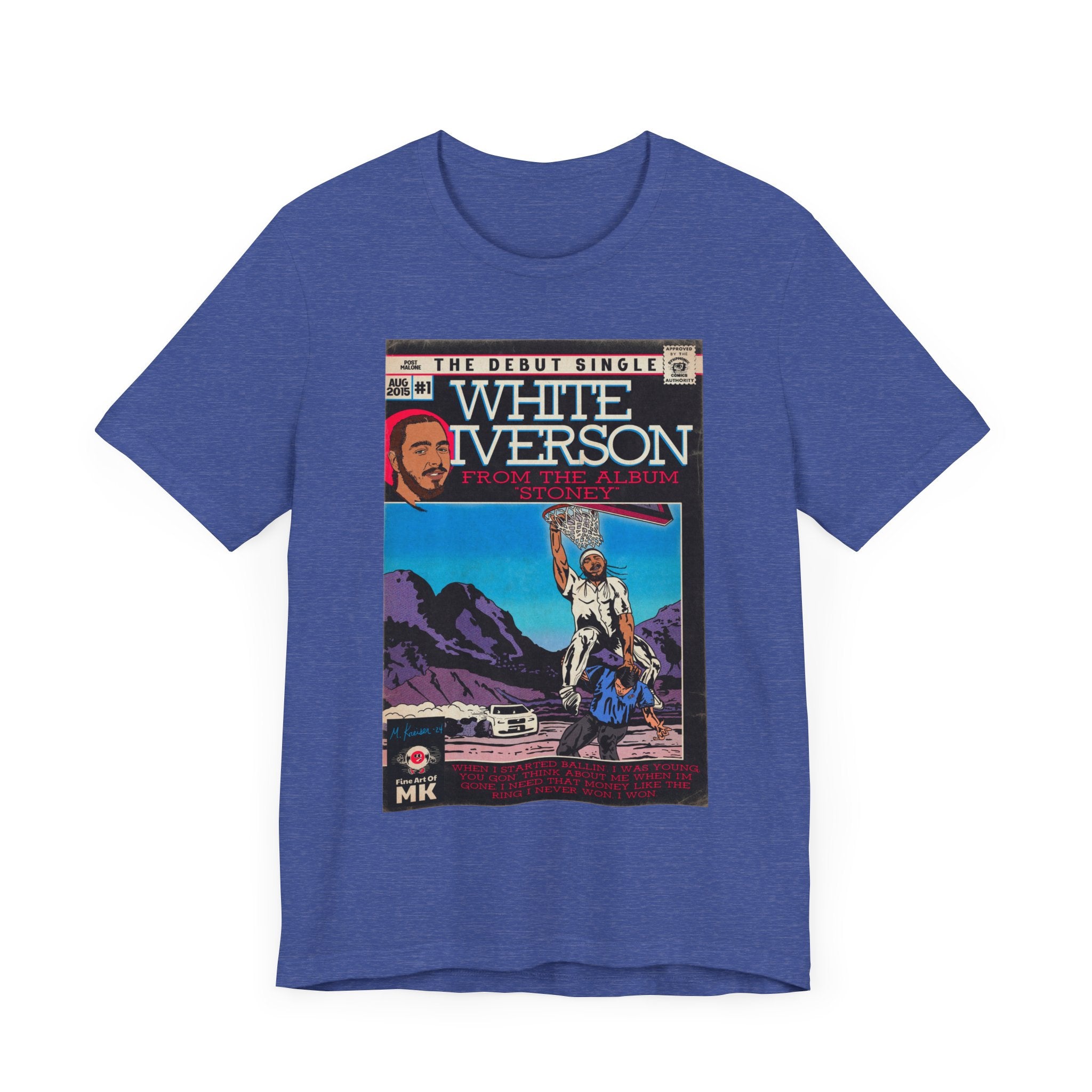 White Iverson -  Unisex Jersey Short Sleeve Tee