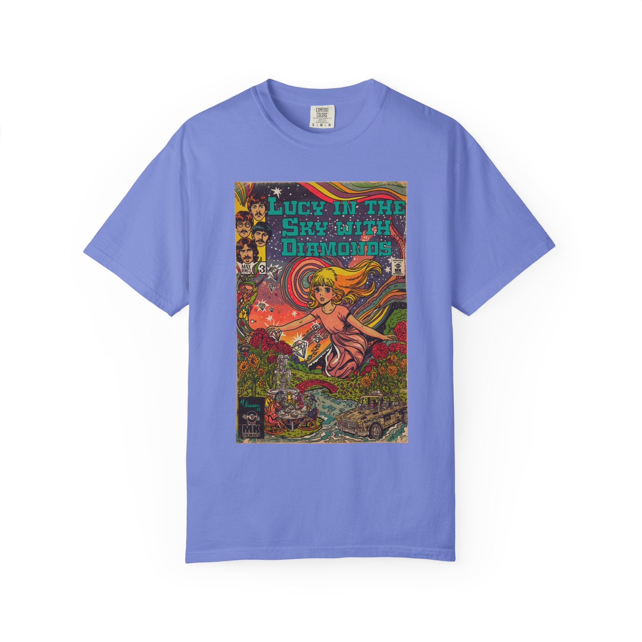 Lucy in the Sky with Diamonds - Unisex Comfort Colors T-shirt