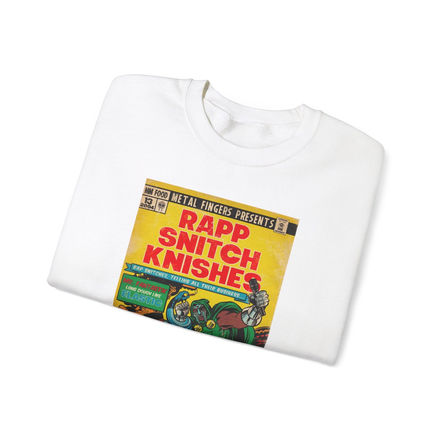 MF DOOM -Rapp Snitch Knishes - Unisex Heavy Blend™ Crewneck Sweatshirt