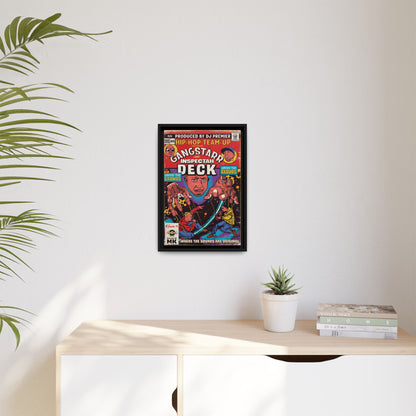 Gang Starr & Inspectah Deck - Above The Clouds - Gallery Canvas Wraps, Vertical Frame