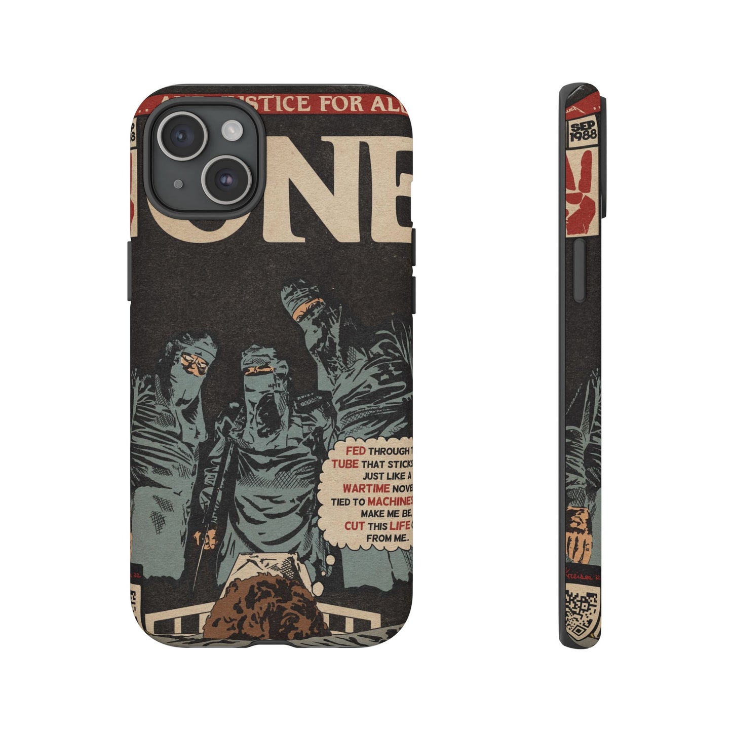 Metallica- One - Johnny Got His Gun Comic Book Art - Tough Phone Cases